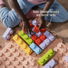 ORTOTO Set "World of Sensory Soft Bricks STARTER" (16 pcs.)